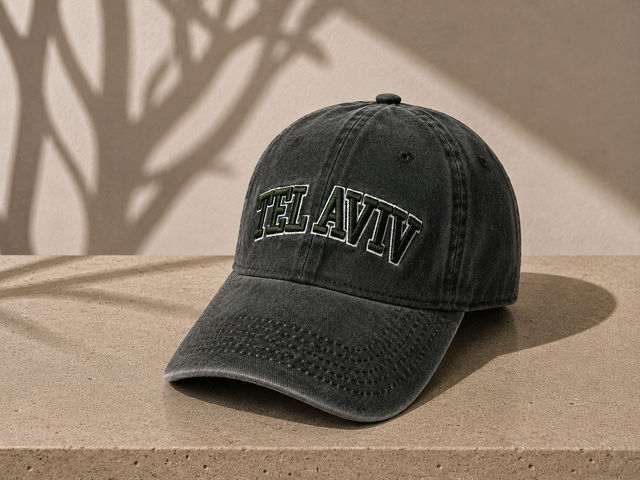 כובע "TEL AVIV" משופשף